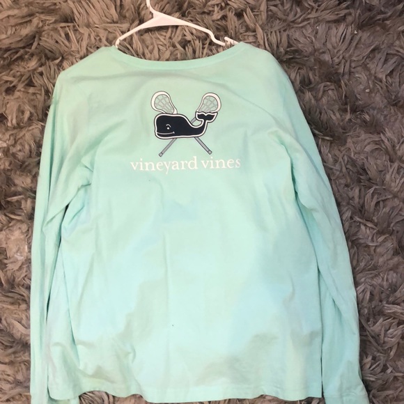 Turquoise lacrosse vineyard vines long sleeve - Picture 2 of 2
